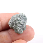 Natural salt and pepper grey diamond ring with raw diamond texture and sparkle