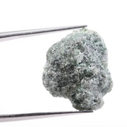 Natural salt and pepper grey diamond ring with raw diamond texture and sparkle