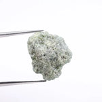 Natural salt and pepper grey diamond ring with raw diamond texture and sparkle