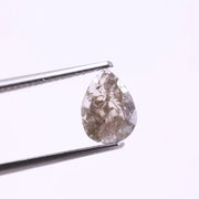 0.64 Ct pear cut light grey diamond – natural loose diamond for a custom rings