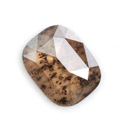 brown color lab grown gold emerald diamond ring design