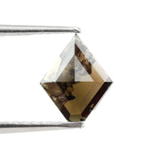 0.57 Ct brown kite cut natural diamond with warm tone and subtle sparkle for elegant geometric jewelry