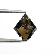 0.57 Ct brown kite cut natural diamond with warm tone and subtle sparkle for elegant geometric jewelry