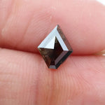 0.57 Ct brown kite cut natural diamond with warm tone and subtle sparkle for elegant geometric jewelry