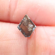 0.57 Ct brown kite cut natural diamond with warm tone and subtle sparkle for elegant geometric jewelry