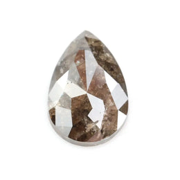 0.88 Ct Pear Cut Brown Natural Diamond Warm Hue Elegant Loose Diamond for Fine Jewelry