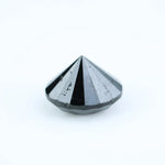 Round cut black diamond loose stone for engagement ring design
