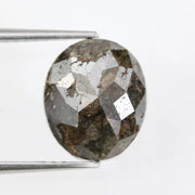 oval cut , grey green natural loose diamond, oval diamond ring settings with side stones bridal jewelry style
