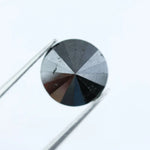 Round cut black diamond loose stone for engagement ring design