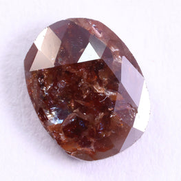 1.01 Ct Loose Red Diamond - Oval Cut Natural Diamond ( 7.38 X 5.06 X 2.11 )