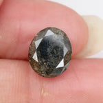 oval cut , grey green natural loose diamond, oval diamond ring settings with side stones bridal jewelry style