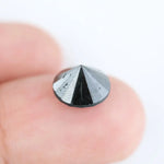 3.23 Ct Natural Black Diamond Round Cut Loose for Engagement Rings, Pendants, and Custom Jewelry