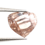 brown color lab grown diamond necklace with sparkle