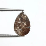 0.88 Ct Pear Cut Brown Natural Diamond Warm Hue Elegant Loose Diamond for Fine Jewelry