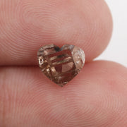 brown color lab grown diamond necklace with sparkle