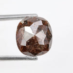 cushion cut, brown natural loose diamond, cushion diamond pendant with elegant square shape
