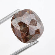 cushion cut, brown natural loose diamond, cushion diamond pendant with elegant square shape
