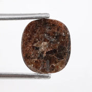 cushion cut, brown natural loose diamond, cushion diamond pendant with elegant square shape
