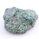 raw uncut diamond engagement ring with rough natural gemstone appearance blue green rough diamond 