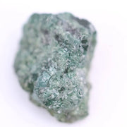 raw uncut diamond engagement ring with rough natural gemstone appearance blue green rough diamond 