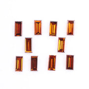Red Baguette Cut Lab Grown Diamonds, Ethical Eco-Friendly CVD Diamonds, Lab Created Loose Stones for Fine Jewelry Making or Engagement Ring