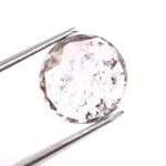 1.67 Ct white Round cut lab grown diamond loose stone with unique curved facet structure