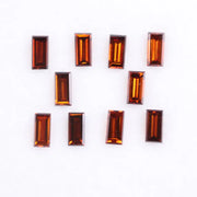 Red Baguette Cut Lab Grown Diamonds, Ethical Eco-Friendly CVD Diamonds, Lab Created Loose Stones for Fine Jewelry Making or Engagement Ring