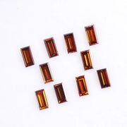 Red Baguette Cut Lab Grown Diamonds, Ethical Eco-Friendly CVD Diamonds, Lab Created Loose Stones for Fine Jewelry Making or Engagement Ring