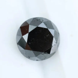 Natural black diamond loose gemstone for custom jewelry making