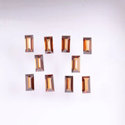 Red Baguette Cut Lab Grown Diamonds, Ethical Eco-Friendly CVD Diamonds, Lab Created Loose Stones for Fine Jewelry Making or Engagement Ring