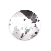 1.35 Ct white & Black Round lab grown diamond with elegant soft brilliant sparkle loose stone