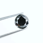 Natural black diamond loose gemstone for custom jewelry making