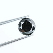 Natural black diamond loose gemstone for custom jewelry making