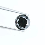 Natural black diamond loose gemstone for custom jewelry making