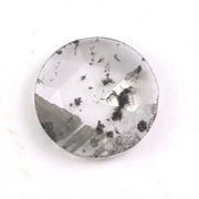 1.35 Ct white & Black Round lab grown diamond with elegant soft brilliant sparkle loose stone