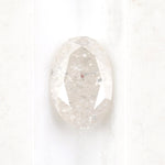 white color oval diamond cross oval diamond drop earrings