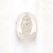 white color oval diamond cross oval diamond drop earrings
