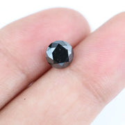 Natural black diamond loose gemstone for custom jewelry making