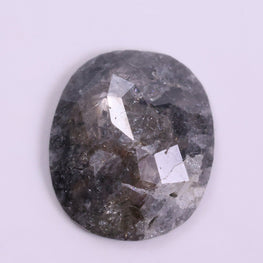 0.81 Ct Loose Grey Diamond - Oval Cut Natural Diamond ( 7.70 X 6.32 X 1.83 )