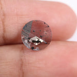 1.35 Ct white & Black Round lab grown diamond with elegant soft brilliant sparkle loose stone