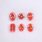 Rare Pink Lab Grown Diamond , Fancy CVD Oval, Round, Pear, Emerald Cut Diamond , Loose Diamond For Customized Jewelry, Pink CVD Diamond