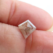 0.81 Ct Red Grey Kite Cut Natural Diamond Unique Shape Premium Loose Stone