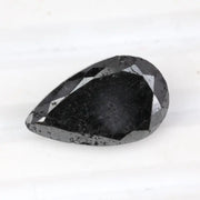 pear cut, black grey natural loose diamond, artistic queen themed diamond princess jewelry concept design
