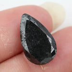 pear cut, black grey natural loose diamond, artistic queen themed diamond princess jewelry concept design
