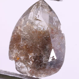 0.58 Ct Loose Brown Diamond - Pear Cut Natural Diamond ( 8.58 X 9.90 X 1.26 )