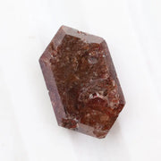 hexagon cut, brown natural loose diamond, extremely rare loose brown diamond with deep intense color
