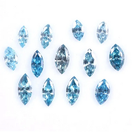 Blue Marquise Cut Lab Grown Diamond – 2–5 MM Ethical CVD Loose Stone for Rings, Earrings, Pendants & Custom Jewelry