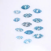 Blue Marquise Cut Lab Grown Diamond , 2 to 5 MM Lab Created CVD Diamond , Perfect for Ring ,Earring and Pendant, Ethical Lab Created Diamond