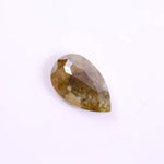 2.82 Ct natural yellow pear cut diamond, pear shaped 3 carat diamond, natural mined diamonds.