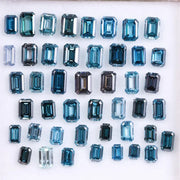 Lab Grown Blue Emerald Cut Diamond , Elegant Step Cut CVD Diamond for Handmade Jewelry , Lab Created Diamond for Sustainable Luxury Jewelry